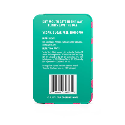 Flintts Mouth Mints Cool Watermelon - Refreshing Mint Flavor