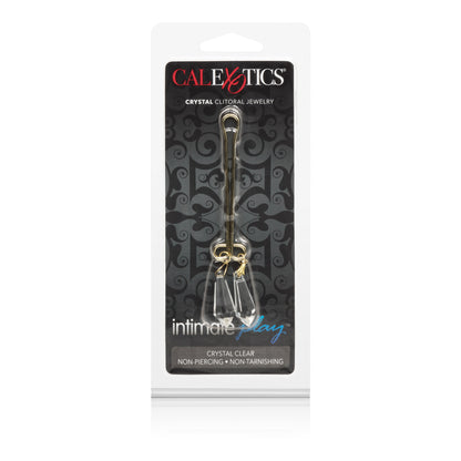 CalExotics Intimate Play Clitoral Jewelry - Clear - Non-Piercing Clip