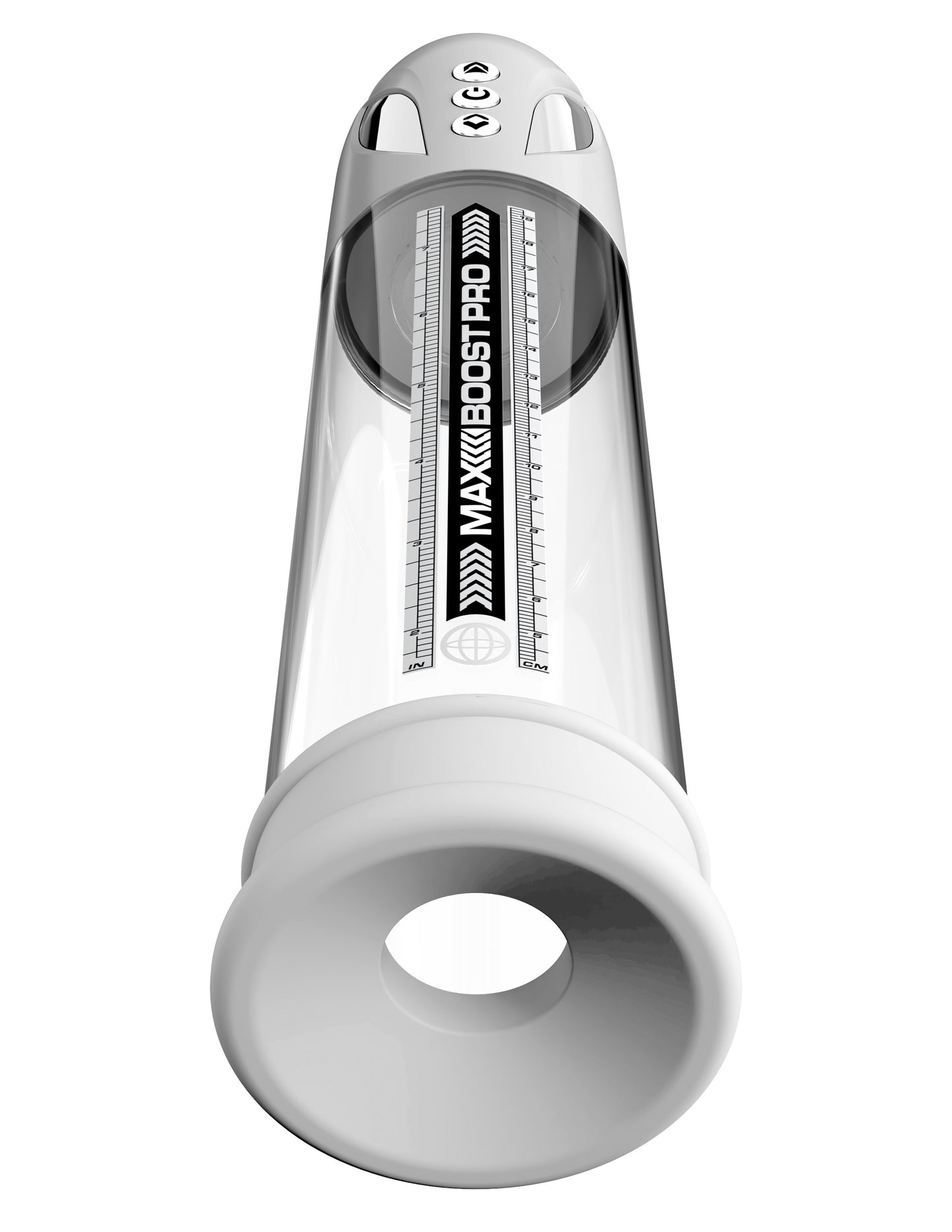 Pipedream Max Boost Pro Flow Penis Pump - Waterproof White