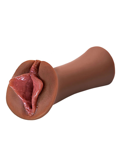 Pipedream Extreme Wet Pussies Luscious Lips Stroker – Brown