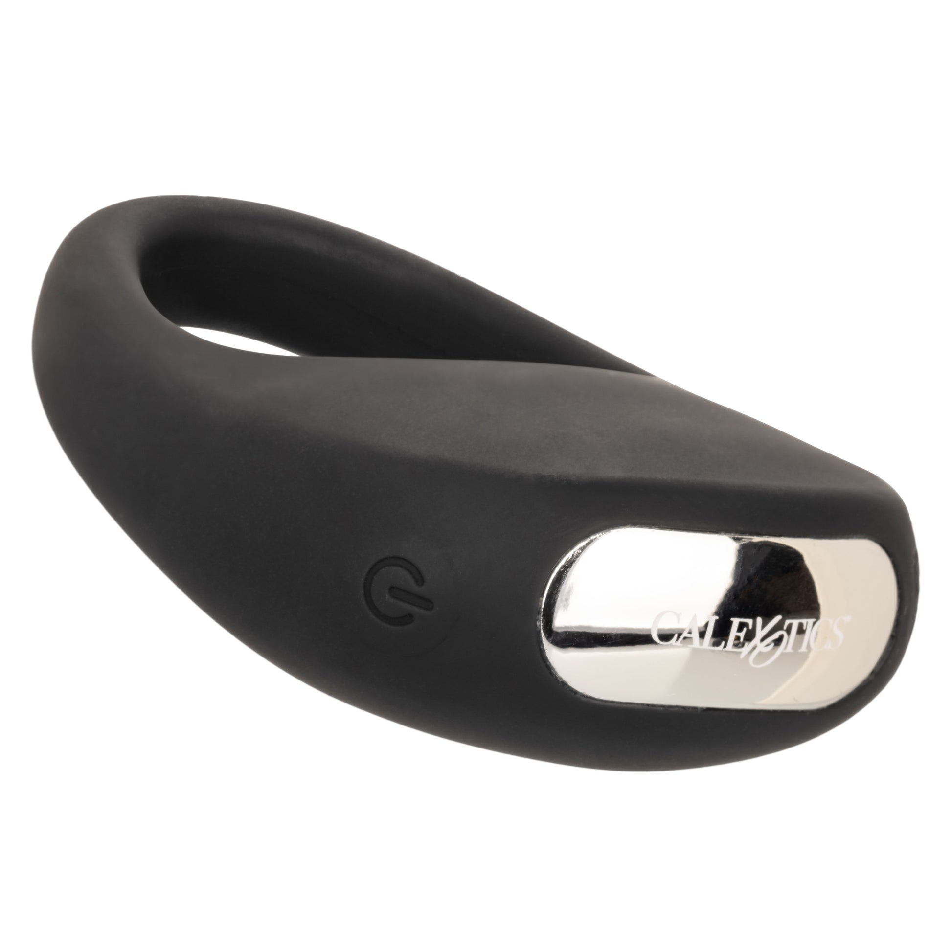 CalExotics Silicone Rechargeable Pleasure Ring - Vibrating Couples Enhancer - Black