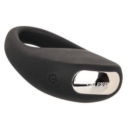 CalExotics Silicone Rechargeable Pleasure Ring - Vibrating Couples Enhancer - Black