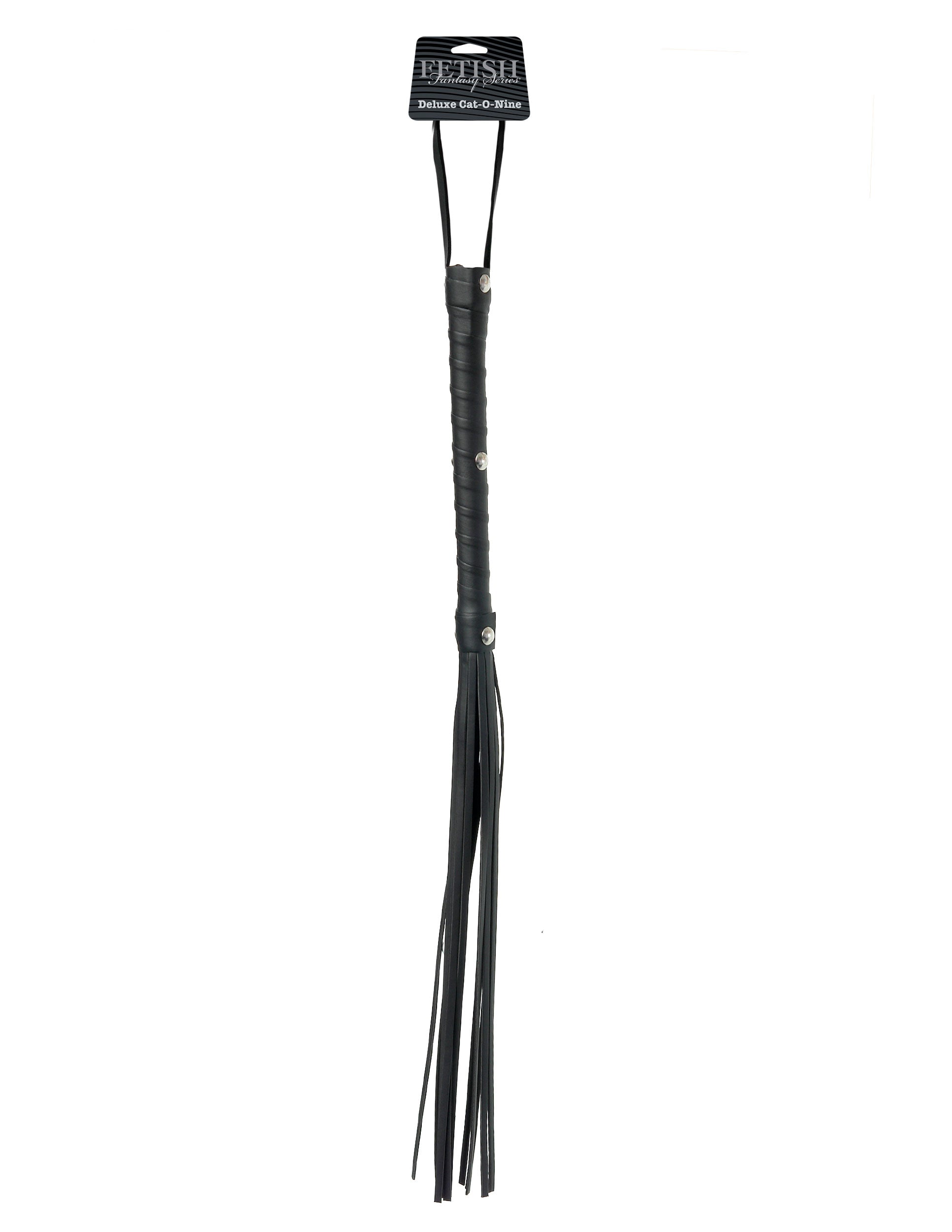 Pipedream Deluxe Cat o' Nine Tails Flogger – Black