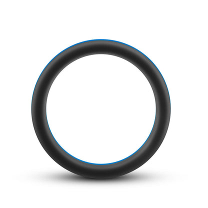 Blush Performance Silicone Go Pro Cock Ring – Black/Blue