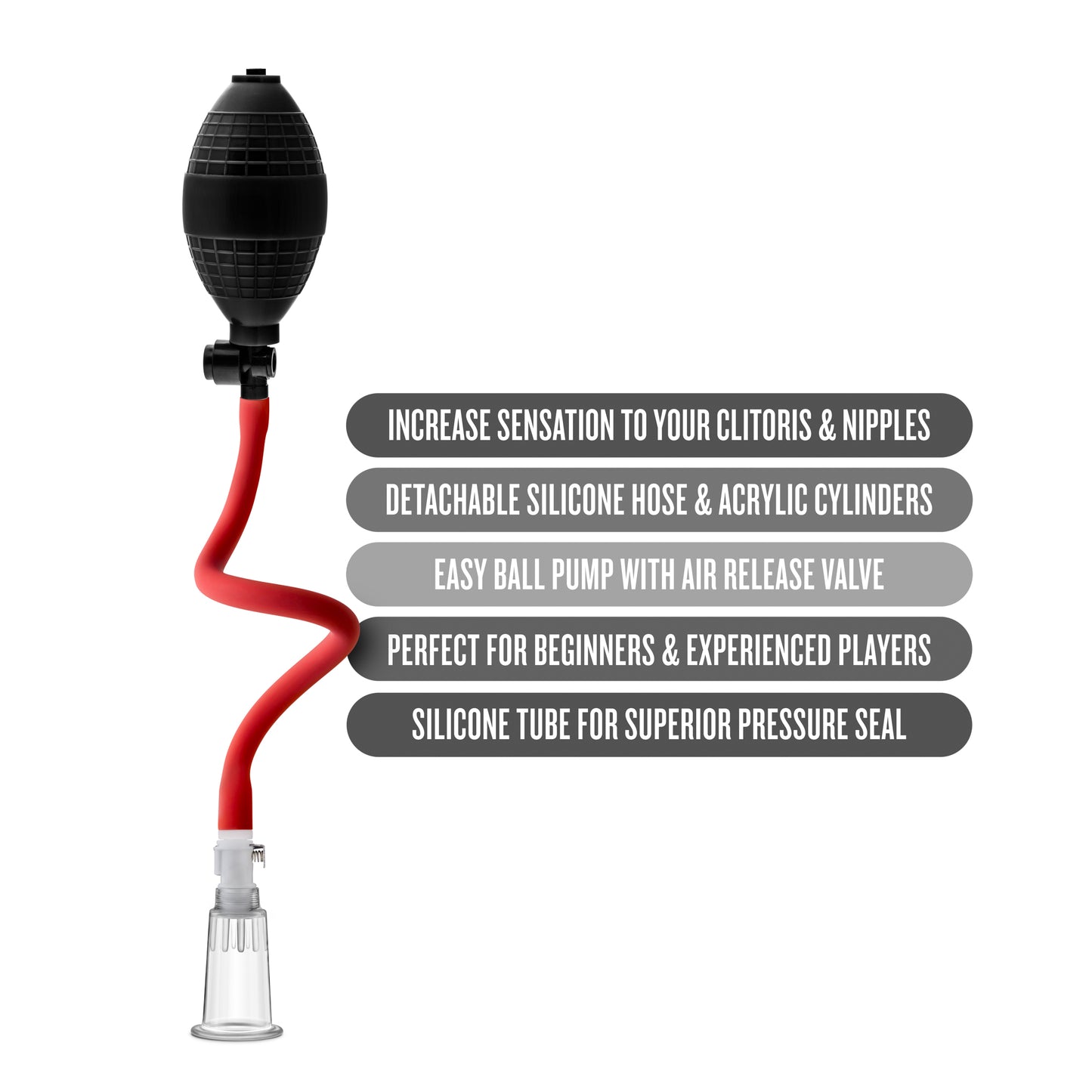 Temptasia Beginner's Clitoral Pumping System – Multi-Color