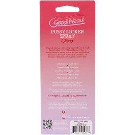 Goodhead Pussy Licker Spray Cherry – Flavor Enhancer for Intimate Use – 1 Fl Oz