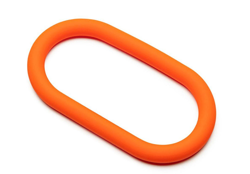 Perfect Fit Hefty Wrap Silicone Cock Ring – Orange