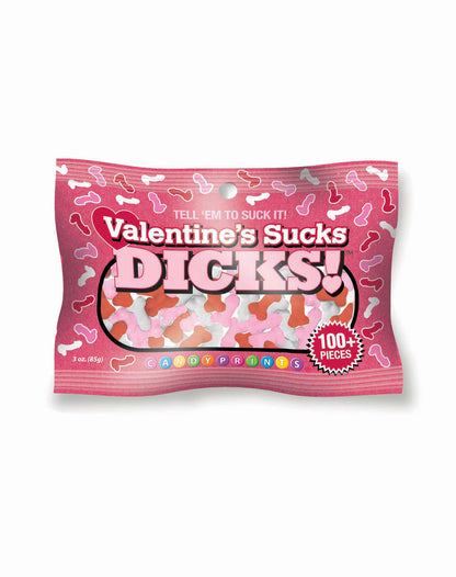 Little Genie Valentines Sucks Dicks Candy 3oz Bag – Humorous Treats