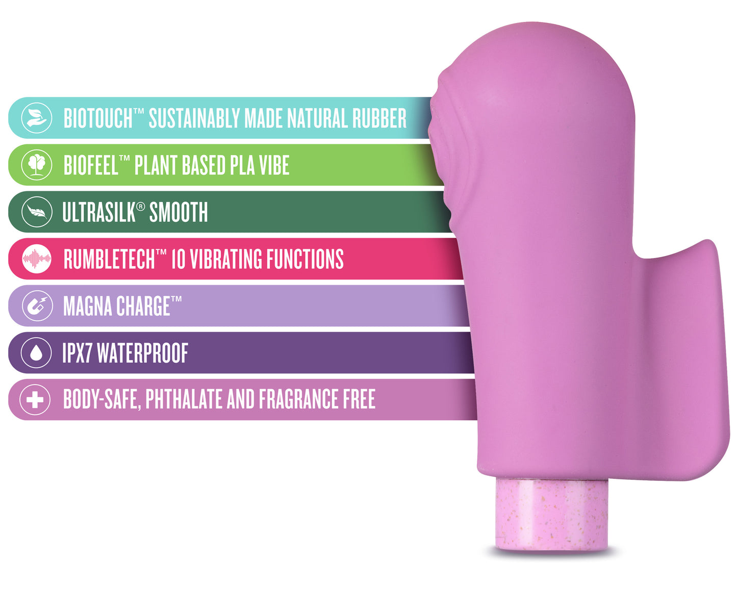 Gaia Eco Delight - Vibrating Vibe with 10 Modes - Purple