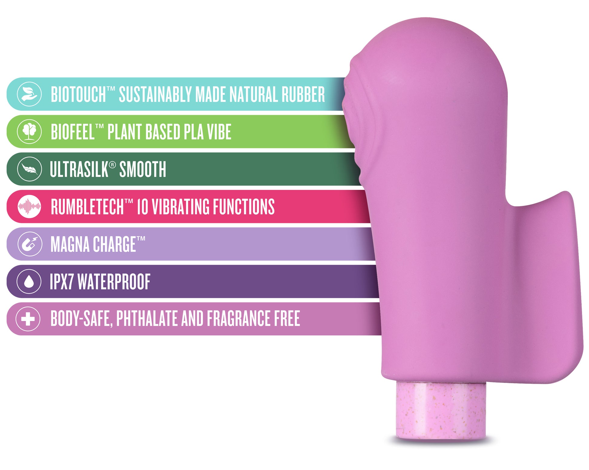 Gaia Eco Delight - Vibrating Vibe with 10 Modes - Purple
