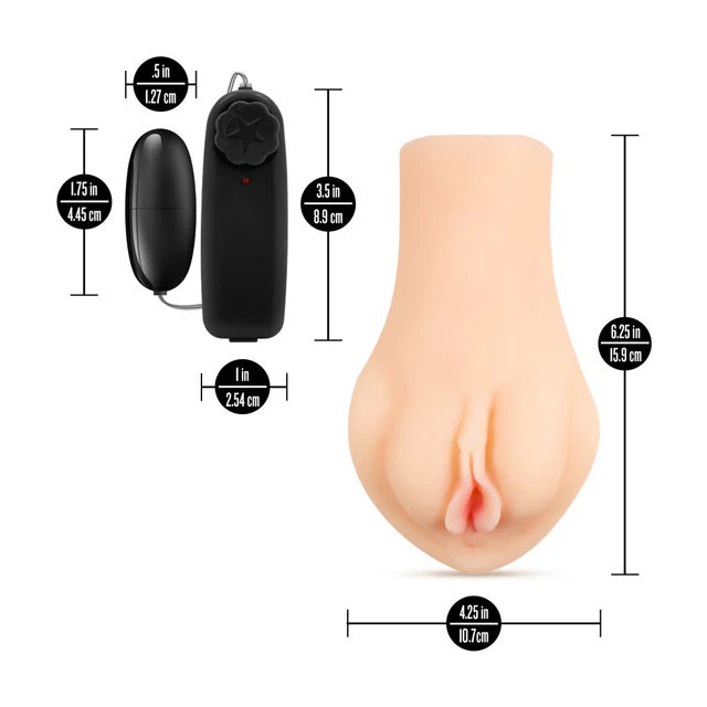 Enlust Melanie Realistic Masturbator with Dual Openings – Beige