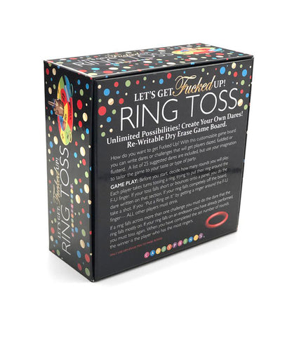 Little Genie Let's Get Fucked Up Ring Toss Game – Customizable Party Fun
