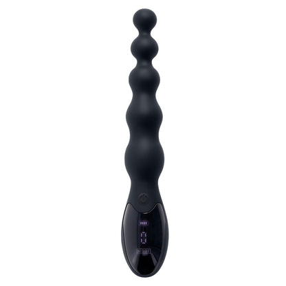 Evolved Novelties Backdoor Baton Vibrator – Black – Flexible Beaded Design