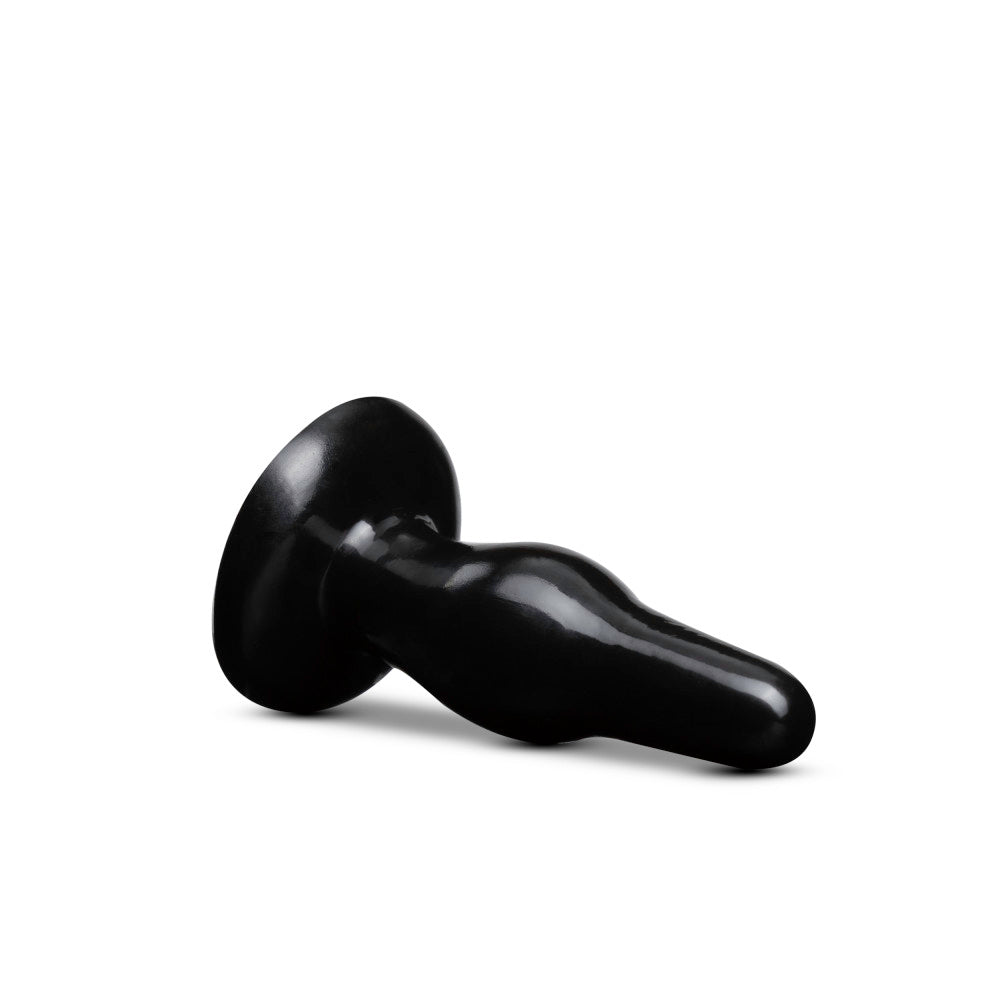 Blush Anal Adventures Pleasure Plug – Black – Tapered Tip for Easy Insertion