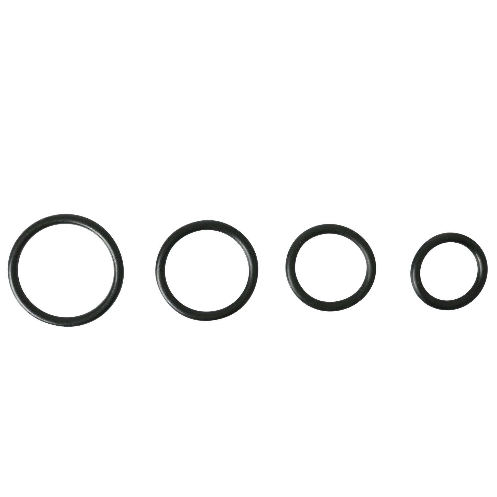 Sportsheets Rubber O Ring 4 Pack for Flared Base Dildos – Black