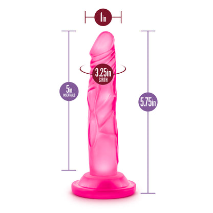 Blush Naturally Yours Mini Cock 5 Inch Dong with Suction Cup – Pink