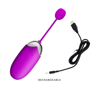 Pretty Love Abner Smartphone Control Bluetooth Vibrating Egg – Purple
