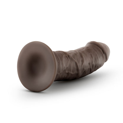 Blush Au Naturel 8 Inch Dildo with Suction Cup - Chocolate