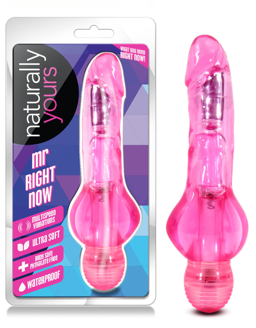 Blush Mr. Right Now Vibrator – Pink – Multi-Speed Waterproof