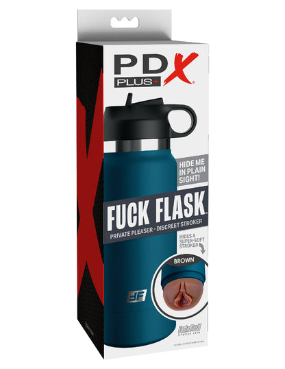 Pipedream Fuck Flask Private Pleaser Water Bottle Stroker – Blue