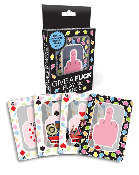 Little Genie FU Middle Finger Waterproof Playing Cards – Multi