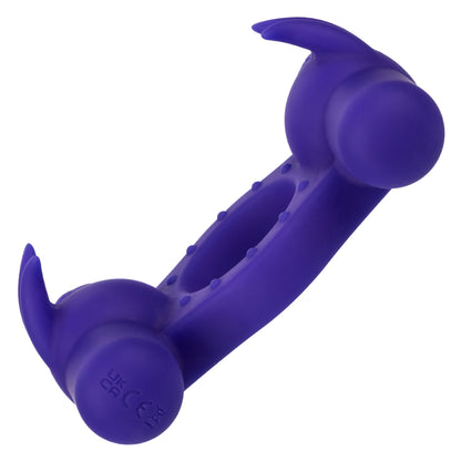 CalExotics Silicone Rechargeable Triple Orgasm Enhancer - Purple
