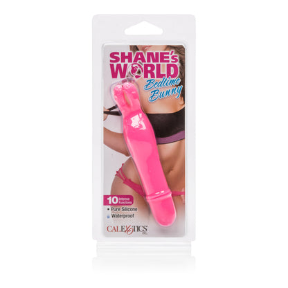 CalExotics Shane's World Bedtime Bunny Vibrator – Pink – Multi-Function and Waterproof