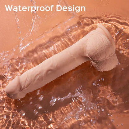 Kenzo App Controlled 9.5" Big Realistic Thrusting Dildo - Beige