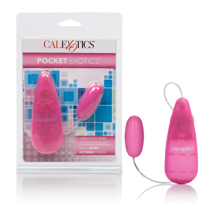 CalExotics Pocket Exotics Bullet Vibrator – Pink – Multi-Speed