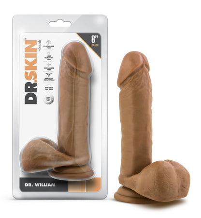 Dr. Skin Dr. William 8 Inch Dildo with Balls - Tan