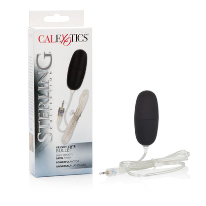 CalExotics Sterling Collection Velvet-Cote Bullet - Black