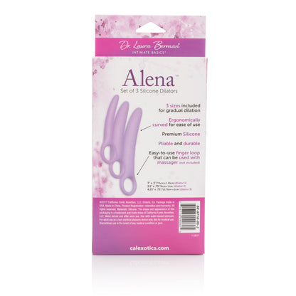 Dr. Laura Berman Alena Set of 3 Silicone Dilators – Purple