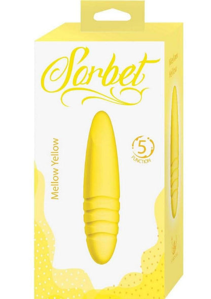 Nasstoys Mellow Yellow Bullet Vibe – Multi-Function Rechargeable Silicone – Yellow