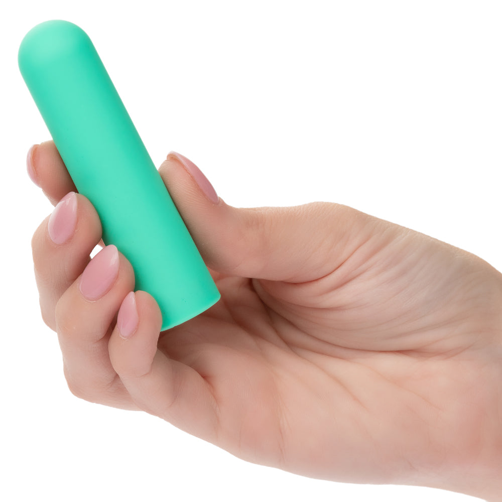 CalExotics Turbo Buzz Rounded Bullet – Green – Waterproof Multi-Function Stimulator