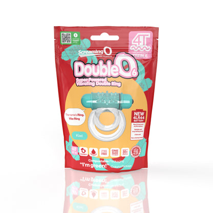 Screaming O Double O 6 Super Powered Vibrating Double Ring – Kiwi