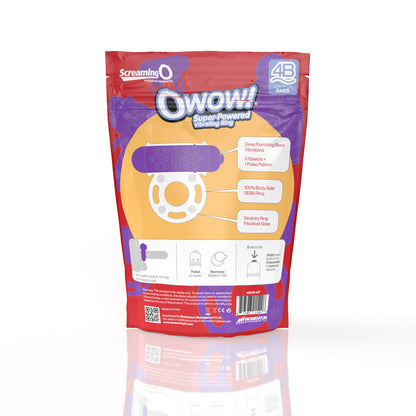 Screaming O OWow Super Powered Vibrating Ring – Purple