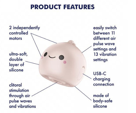 Satisfyer Mochi Air Pulse Vibrator – Beige