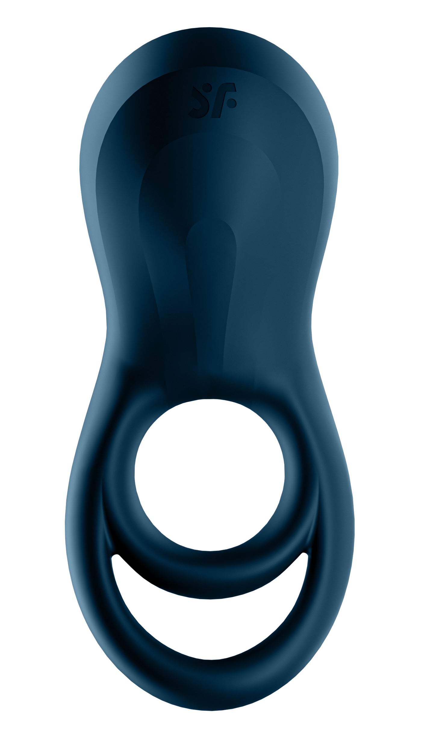Satisfyer Epic Duo Penis Ring with Clitoral Stimulator – Dark Blue