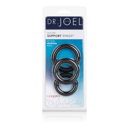 Dr. Joel Kaplan Silicone Support Rings - Black - Set of 3 Sizes