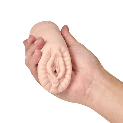 Blush Sexy Snatch Masturbator - Realistic Soft Feel - Beige