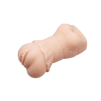 Pretty Love Crazy Bull No Lube Masturbator Sleeve - Realistic Pussy - Beige