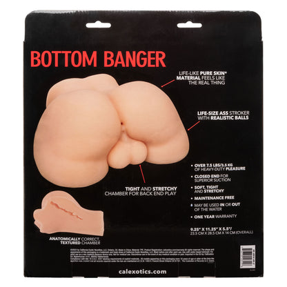 CalExotics Stroke It Bottom Banger – Ivory – Realistic Stroker