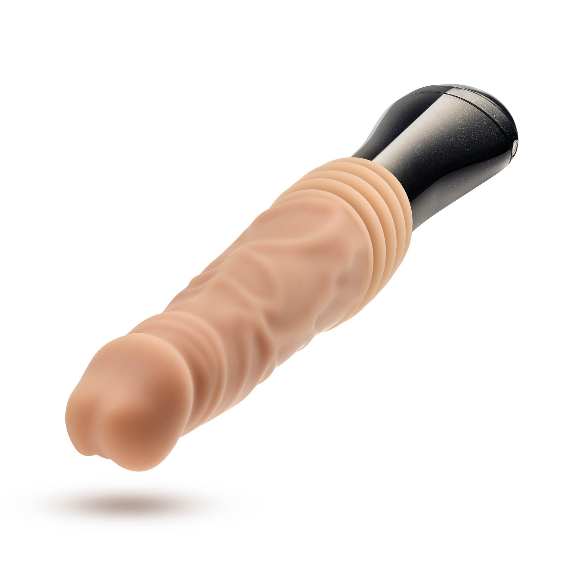 Dr. Skin Dr. Knight Thrusting Gyrating Vibrating Dildo - Beige