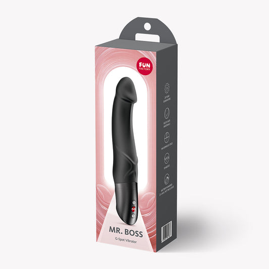 Mr. Boss G-Spot Vibrator - Waterproof G-Spot Stimulation - Black