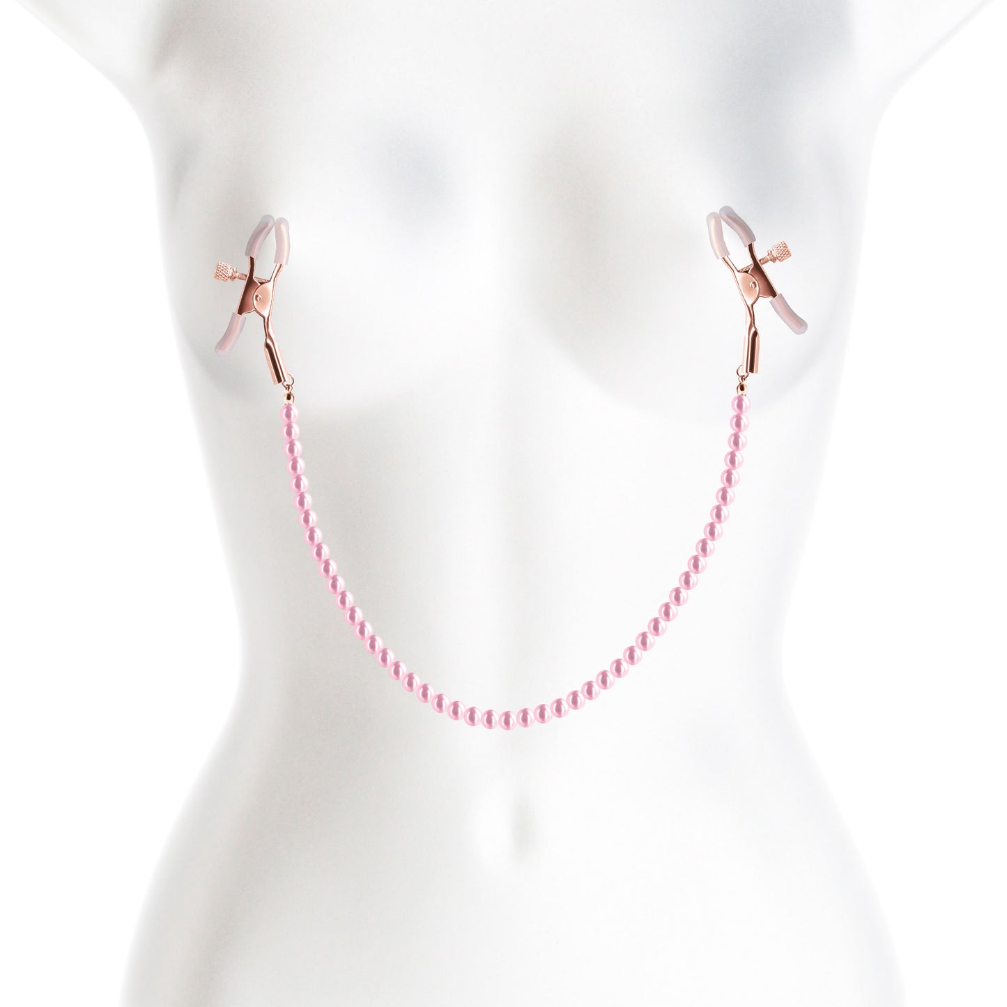 Bound Adjustable Nipple Clamps - Pink