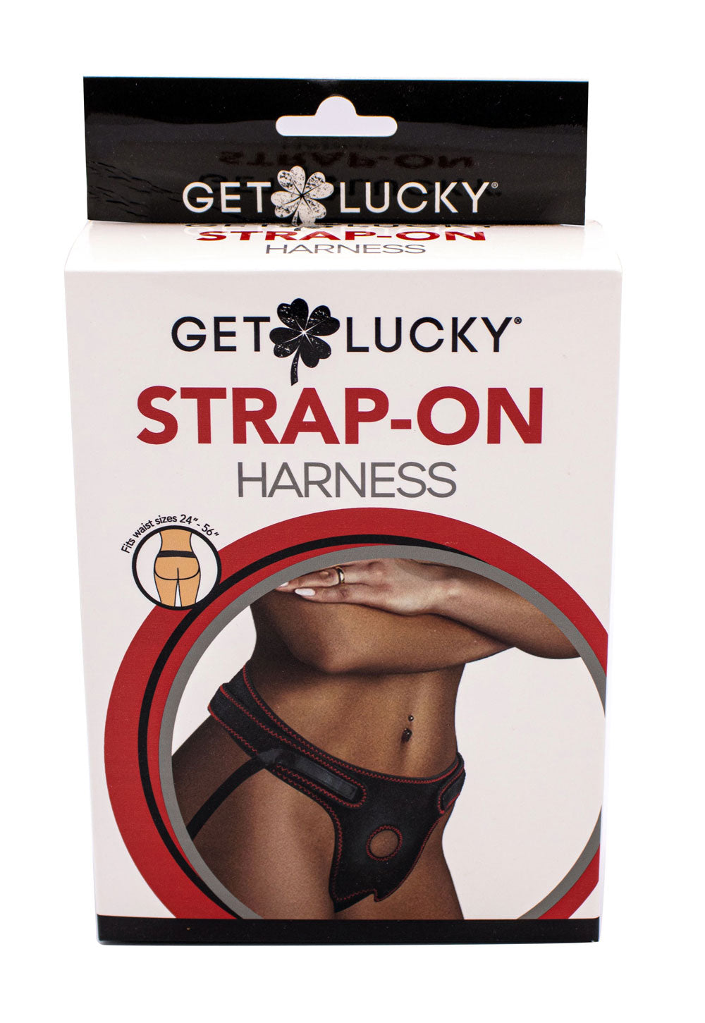 Viben Get Lucky Strap-On Harness – Black – Adjustable for Waist Sizes 24-56