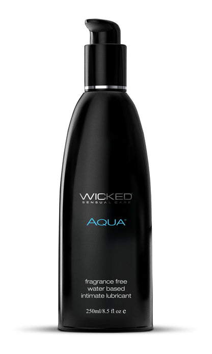 Wicked Aqua Water-Based Lubricant – 8.5 Fl. Oz. – Fragrance Free