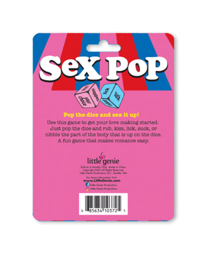 Little Genie Sex Pop Popping Dice Game – Compact and Fun