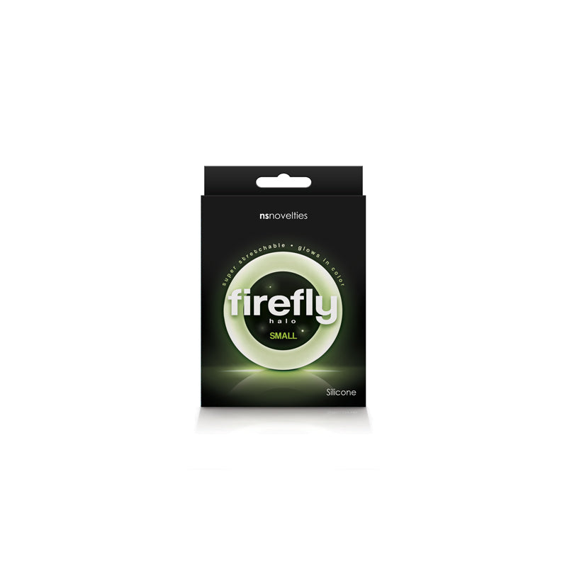 Firefly Halo - Small Glow-in-the-Dark Cock Ring - Clear