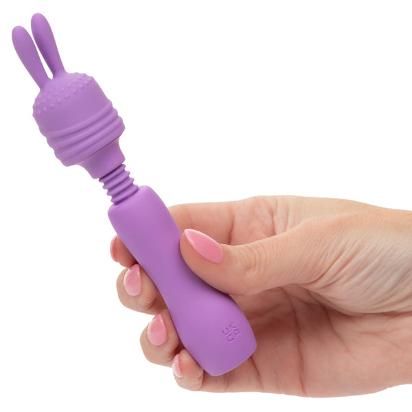 CalExotics First Time Rechargeable Travel Teaser Kit – Multi-Function Massager – Purple